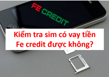 Cách check kiểm tra sim có vay tiền Fe Credit được không? Sim Viettel, mobifone, vina