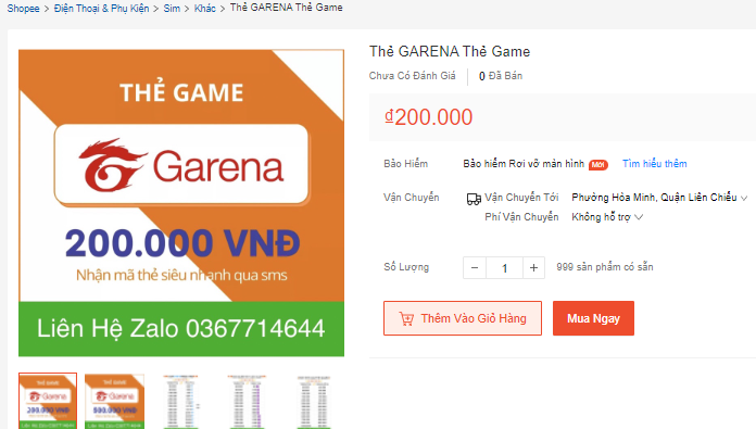 Hướng dẫn 2 cách mua thẻ Garena bằng SMS Mobifone