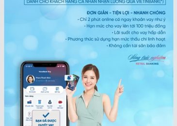 Cách vay thấu chi lương online Vietinbank 2022